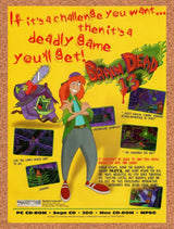 1995 Brain Dead 13 PC Original Advertisement / Retro Wall Art v6