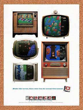 1997 Namco Museum PS1 Original Advertisement / Retro Wall Art v1