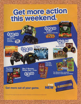 Blockbuster Video Original 2007 Ad Authentic Retro PS2 Video Game Rental Promo