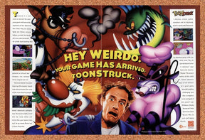 1996 Toonstruck PC Original Advertisement / Retro Promo v1