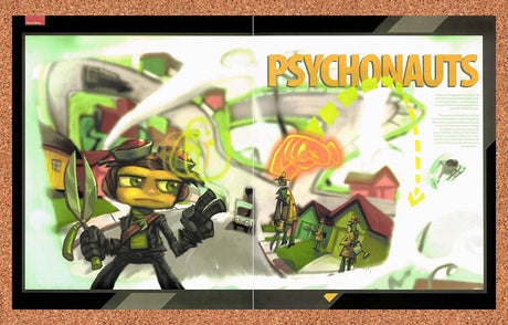 2005 Psychonauts PS2 Original Advertisement / Retro Promo vr1