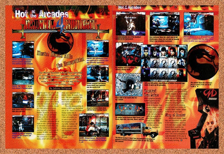 1997 Mortal Kombat 4 Arcade Original Advertisement / Retro Promo vr1