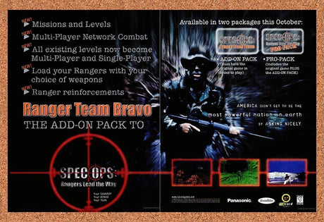 1998 Spec Ops Rangers Lead The Way PC Original Advertisement / Retro Promo v3