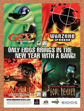 1999 Eidos PC Games Original Advertisement / Retro Promo v10
