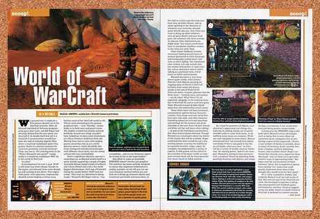2001 World Of WarCraft Vanilla Early Preview Original Advertisement / Promo vr2