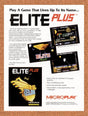1991 Elite Plus PC Original Advertisement / Retro Promo v1