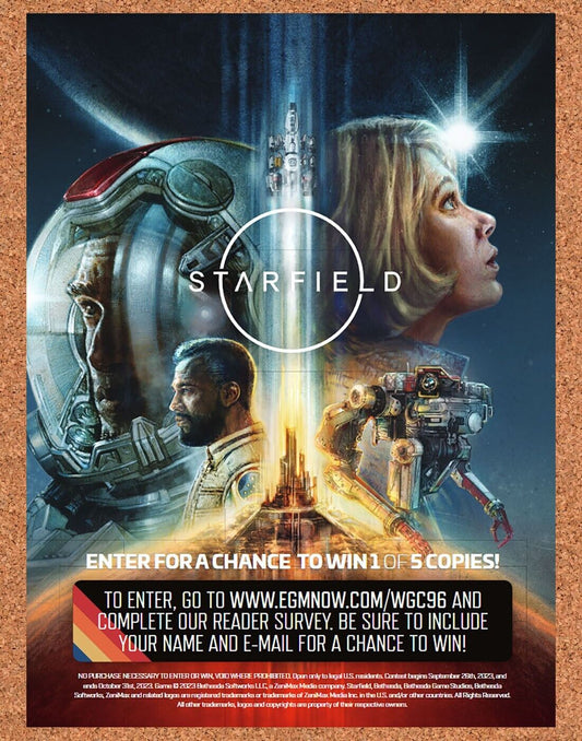 Starfield Xbox Series X Original 2022 Vintage Ad - Video Game Sweepstakes Promo