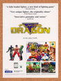 1998 Flying Dragon N64 Original Advertisement / Retro Wall Art v1