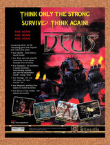 1997 Deus PC Original Advertisement / Retro Promo v1
