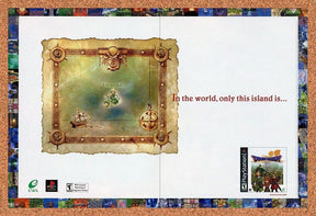 Dragon Warrior 7 PS1 VII Original 2001 Ad Authentic Enix RPG Video Game Promo