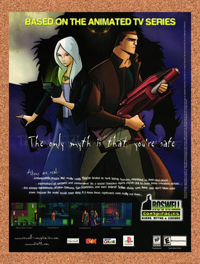 2001 Roswell Conspiracies Aliens Myths & Legends GBC Original Ad / Promo v1