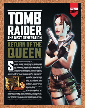 Tomb Raider PC Original 2004 Ad Authentic Review Lara Croft Video Game Promo