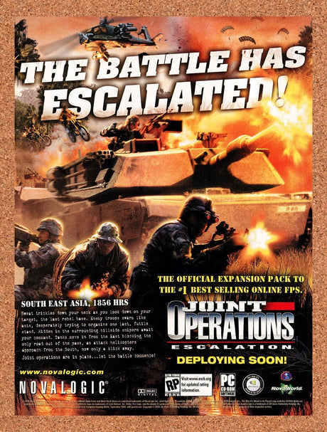 2004 Joint Operations Escalation PC Original Advertisement / Retro Promo v1