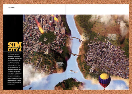 2002 Sim City 4 PC Original Advertisement / Retro Promo vr2