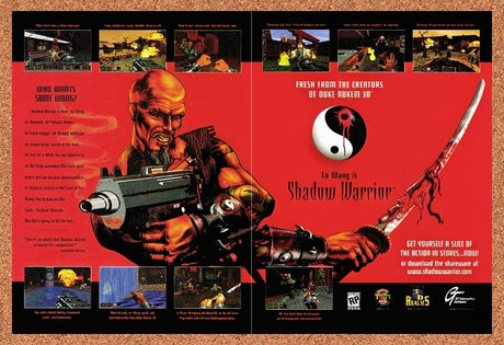 1998 Shadow Warrior PC Original Advertisement / Retro Promo v5