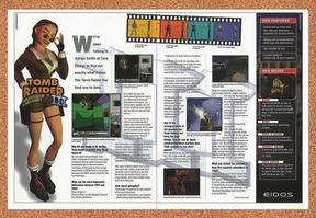 Tomb Raider III PC Original 2000 Ad Authentic Lara Croft Video Game Promo