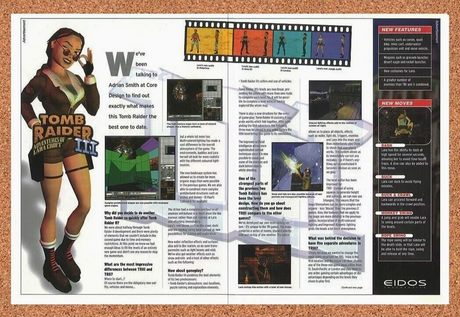Tomb Raider III PC Original 2000 Ad Authentic Lara Croft Video Game Promo