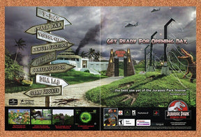 Jurassic Park Operation Genesis Xbox Original 2005 Ad Authentic Video Game Promo