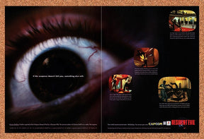 1996 Resident Evil PS1 Original Advertisement / Retro Promo v1