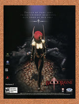 2001 Bloodrayne PS2 Original Advertisement / Retro Promo v2