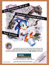 1994 Sonic Howard Johnson Original Advertisement / Retro Wall Art v4