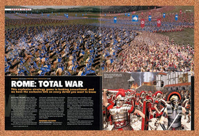 2004 Rome Total War PC Original Advertisement / Retro Promo vr1