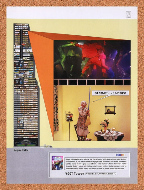 1999 Yoot Tower PC Original Advertisement / Retro Wall Art v2