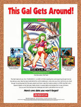 1993 Time Gal Sega CD Original Advertisement / Retro Promo v1
