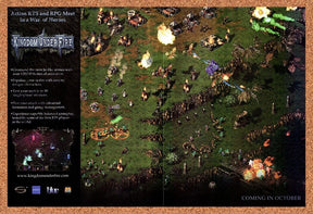 2000 Kingdom Under Fire PC Original Advertisement / Retro Wall Art v4