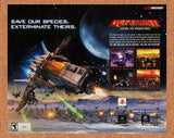 Defender Saving The Human Race PS2 Original 2006 Ad Authentic Video Game Promo