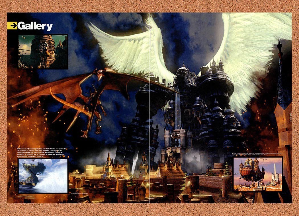2000 Final Fantasy IX Alexander Original Advertisement / Retro Promo v6