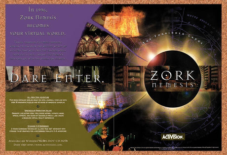 1996 Zork Nemesis PC Original Advertisement / Retro Promo v2