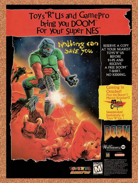 1995 Doom Toys R Us Original Advertisement / Retro Promo v8