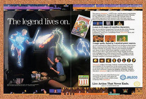1990 Astyanax NES Original Advertisement / Retro Wall Art v3