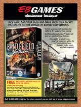 2004 Battlefield Vietnam EB Games Original Advertisement / Retro Promo v3