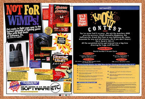 1994 Software ETC Not Just For Wimps Video Game Knockout Contest Original Ad v3