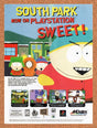 1999 South Park PS1 Original Advertisement / Retro Wall Art v2