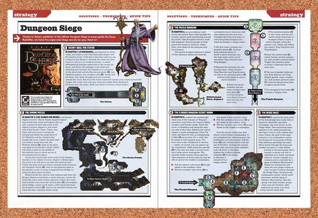 2002 Dungeon Siege Maps Original Advertisement / Retro Promo vr2