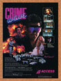 Crime Wave PC Tandy Dos Original 1990 Ad Authentic Corny Video Game Promo