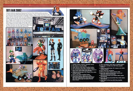 Toy Fair 2003 Original 2003 Vintage Ad - Video Game Memorabilia Figures Promo
