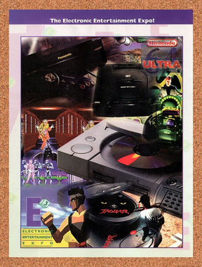 1996 Atari Jaguar E3 Expo Original Advertisement / Retro Wall Art v9