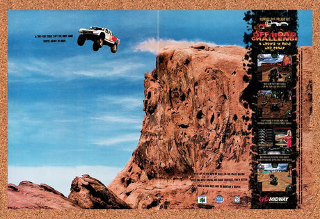 1998 Off Road Challenge N64 Original Advertisement / Retro Promo v1