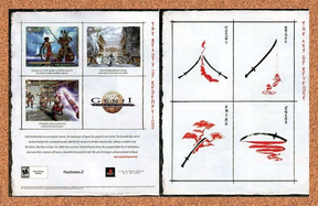Genji Dawn Of The Samurai PS2 Original 2007 Ad Authentic Video Game Promo