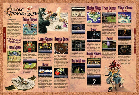 1995 Chrono Trigger Strategy Original Advertisement / Retro Promo vr4