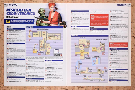 2001 Resident Evil Code Veronica Difficult Areas Walkthrough Original Ad v7