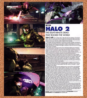 2003 Halo 2 8-Minute Demo Original Advertisement / Retro Promo vr8