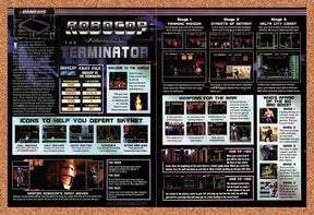 1993 Robocop Vs Terminator Genesis Original Advertisement / Retro Wall Art v3