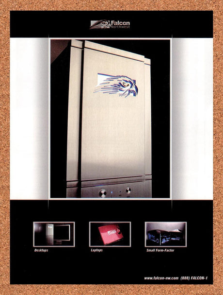 2006 Falcon Northwest Gaming PCs Original Advertisement / Retro Promo v5