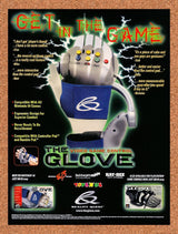 1998 Video Game Control Glove N64 Original Advertisement / Retro Wall Art v1