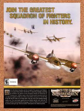 2002 Jane's Attack Squadron PC Original Advertisement / Retro Promo v1